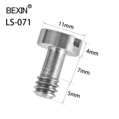 China Camera Tripod Flat Mounts Wholesale Hidden Stainless Steel Cameras Screw Tripod Mount 1/4 Inch D Ring Screw For Dslr Camera for sale