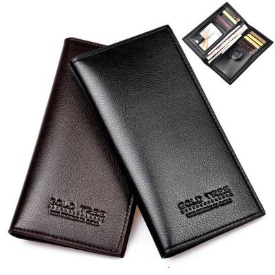 China Hot Sale Anti-theft Men Grab Single Wallet Multi Card Large Capacity Fashion Long Bag Casual Wallet for sale