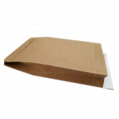 China Recycled Gusset Mailing Bags Biodegradable Envelope Bag Thick Strong Adhesive Paper Brown Kraft Paper Cardboard For Shipping for sale