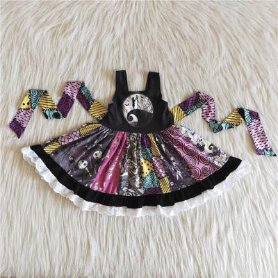 China Hot Selling Washable Ready To Ship Halloween Dress Up Children's Clothing Girls Dresses for sale