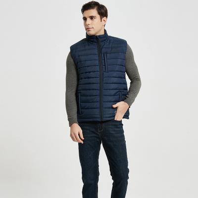 China Sustainable Gilet Winter OEM Rpet Dwr Vest Recycle Outdoor Clothing Eco Friendly Jacket With Three Pocket for sale