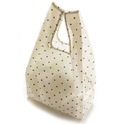 China GRS Certificate Processed Recycled Vest Bag Customer Reusable Washable Bag Eco Friendly Grocery Bag for sale