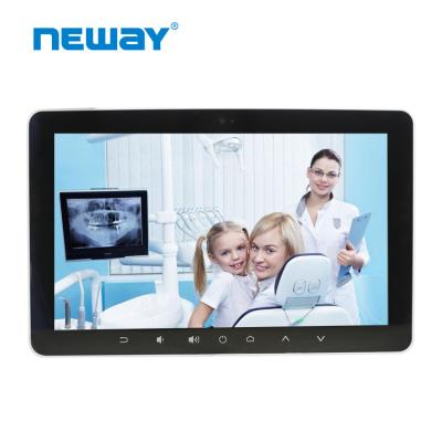 China WiFi White Color 15.6inch IP65 POE Tablet Hospital Beside Android Infotainment Terminal AIO Panel PC for sale