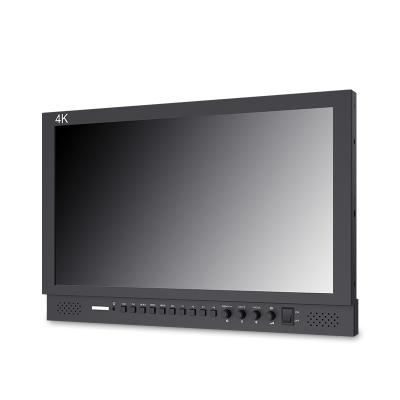 China Brocast 17.3 Inch SDI Rack Mounted 1U IPS Pullout Display 4k Broadcast Media Monitoring for sale