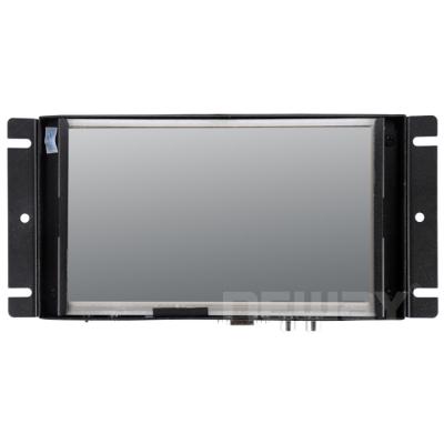 China Metal Case Open Frame Circle 7 Inch Small Round TFT Touch Screen LCD Display for sale