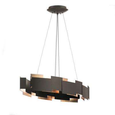 China Modern Postmodern Creative Black Living Room Dining Room Lights Art Study Model Room Designer Exhibition Hall Pendant Chandeliers Lamp for sale