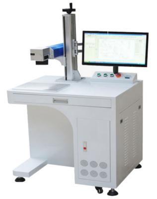 China High Precision Metal 30w Fiber Laser Marking Machine Marking Speed 0 - 120000mm / Min for sale