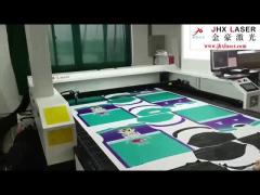 Extended Table Vision Cutting Machine For Sportswear Cyclingwear Jersey Cutting