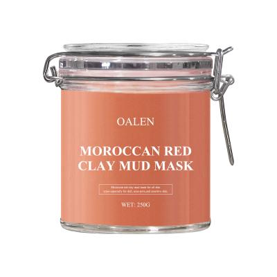 China Moisturizer OEM Customized Clay Mask Pore Refining Morocco Organic Exfoliating Facial Clay Mud Mask for sale