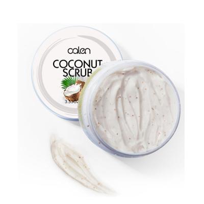 China Hot Selling Skin Revitalizer Coconut Milk Body Scrub Anti Cellulite Exfoliating Body Scrub for sale