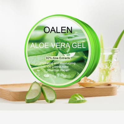 China Wholesale Moisturizer Private Label Face Care Smoothing Hydrating Aloe 100% Pure Natural Vera Gel for sale