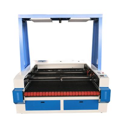 China LASER CUTTING High Efficient Automatic Fabric Laser Cutting Machine CCD Laser Cutting Machine With Conveyor for sale