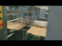 The Pressing Section Of Black Automatic Folder Gluer Stitcher Machine