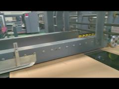 The Folding Section Of Fully Automatic Carton Folder Gluer Machine With Single Or Double Stitching