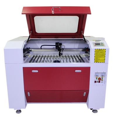 China Laser Engraving 600*900mm Laser Cutting Machine 60w 80w 100w Polyester Film Cutter Engraving For MDF Wood Acrylic for sale