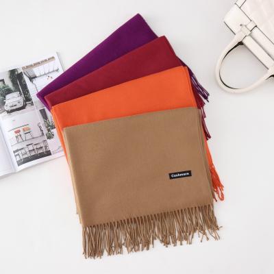 China Wholesale Travel Many Colors Fashion Custom Cashmere Scarf For Women Scarves Cashmere Wool Scarves Shawls Ladies for sale