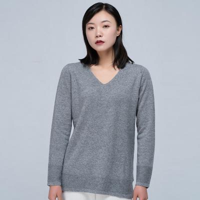 China Best Price Anti-wrinkle Edge Cuffs Women Sweater Turtle Neck Women's V-Neck Cashmere Sweater Sweater Sweater for sale