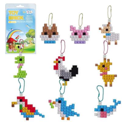 China Smooth 9 in1 3D HOUSE Children's BB Model Building Block Pendant Building Block Animal Toy Endless Fun and Easy to Assemble B10207 for sale