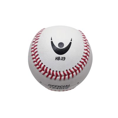 China Help pitchers and fielders throw more accurately the OFFICIAL LEAGUE COWHIDE LEATHER BASEBALL BALL HB-X9 for sale