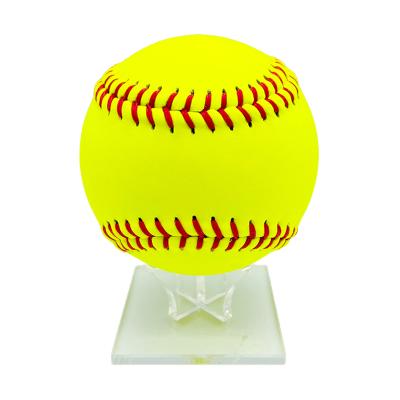 China Durable Leather 11inch Softball Ball For Batting Training Throwing Balls for sale