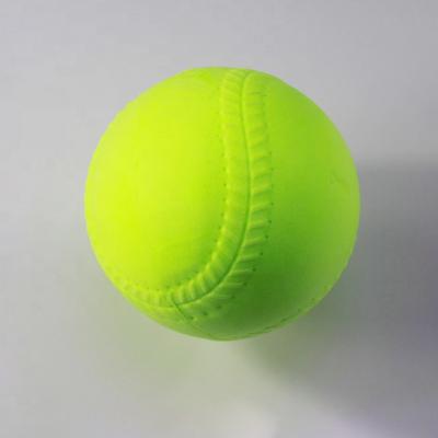 China Durable 12inch PU sponge lite-flite baseballs optical green ball for practice for sale