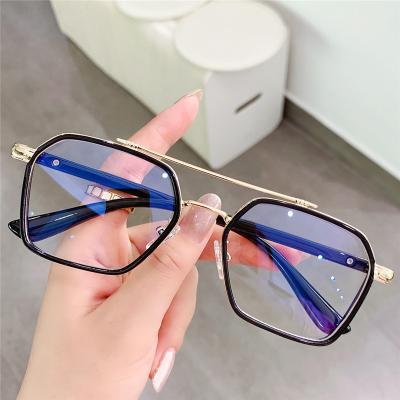 China 2022 Glasses Anti Glass Computer Glasses Blue Light Blocking Custom Logo Glasses Unisex High Quality Optical Eyewear Whole Rectangle Blue Light Blocking Glasses for sale