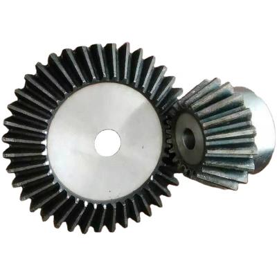 China Transmission Gearbox OEM Manufacturer Customized Industrial Steel Gear Wheel Crown Sprocket Spiral Bevel Gear for sale