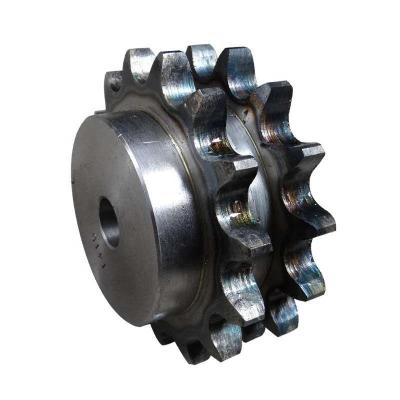 China Transmission Machine ANSI/DIN/ISO Standard Finished Simplex High Frequency Bored Quenching Roller Chain Industrial Excavator Sprocket With Keyway for sale