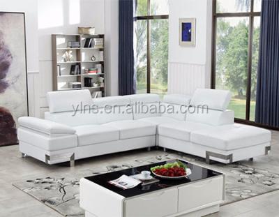 China Sectional Sofa China Made Arabic Style White PU Leather Comfortable Sofa Suites for sale