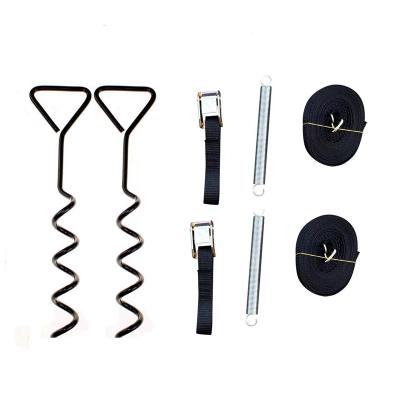 China RV anchor kit with 8mm tension straps stakes for sale