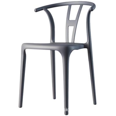 China Luxury Shape White Blue Farmhouse Slipcovered Polypropylene Gray Black Y European Dining Chairs For Coffee Tables for sale