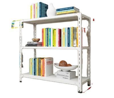 China 100cm Supermarket Storage Rack Kitchen Living Room White Living Storage Shelf Metal Industrial High Floor 4 Floors for sale