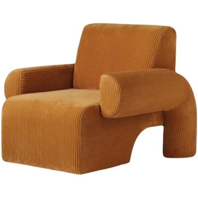 China Other simple modern simple texture hotel wave chair retro bedroom living room sofa design style leisure sofa for sale