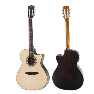 China Mahogany Made In China Factory Price MOLLO GAC-13E Wholesale Classical Guitar for sale