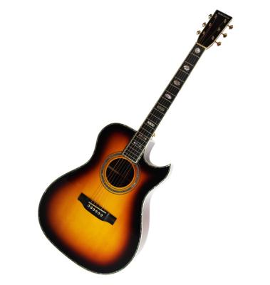 China Custom Acoustic Solid Wood Acoustic Solid Wood Rosewood Musical Instrument Guitar for sale