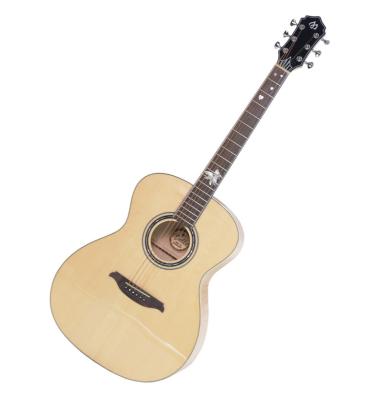 China Acoustic Guitar Texture Veneer 41 Inch Shape J Body Guitar Flush Design Acoustic Guitar for sale