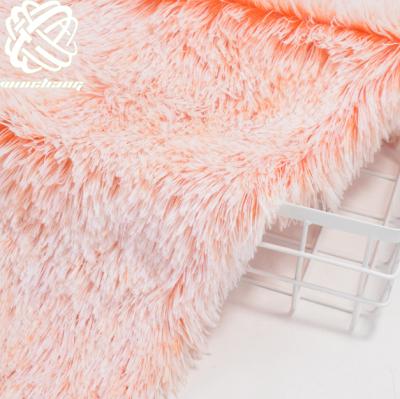 China Wholesale Auto Upholstery Fabric Supplier Scrape Fashion Faux Fur Plush Pile Faux Fur Fabric Along For Cushion for sale