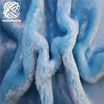 China Wholesale Soft Blue Shearling 10mm Boa Faux Fur Short Pile Plush Fabric Auto Fur Fabric Upholstery Design Fabric for sale