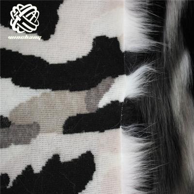 China Automatic Wholesale Luxury Wholesale Fashion Plush Long Pile Auto Jacquard Factory Upholstery Faux Fox Fur Soft Acrylic Fabric for sale