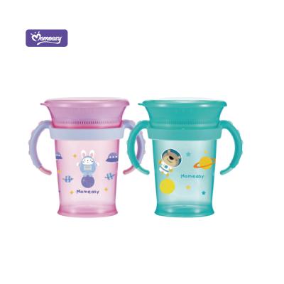 China BPA Free MOQ One Cardboard Factory Directly Supply BPA Free Baby Cup 360 Drinking Cup Baby Training Cup for sale