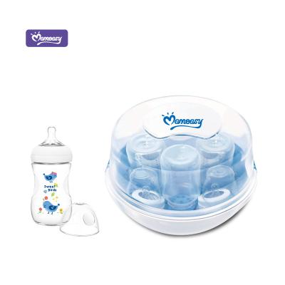 China BPA Free Momeasy Baby Products Microwave Sterilizer Factory Supply Directly for sale