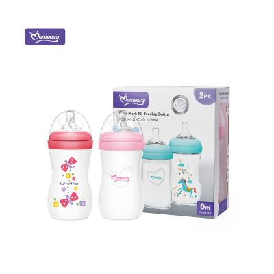 China Momeasy BPA Free Baby Bottle Set MOQ One Carton Factory Supply Directly for sale