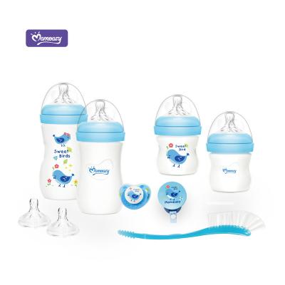 China Momeasy BPA Free Baby Bottle Set Newborn MOQ One Set Carton Factory Supply Directly for sale