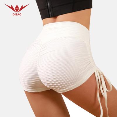 China Dibao Viable Sports Yoga Pants Women's Waist Yoga Pants Custom Hip-Lifting Pants Tight Waist Yoga Shorts High Top With Pockets Fitness for sale