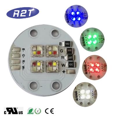 China Aluminum Base CREE XML RGBW SMD5050 LED Full Color LED Light PCB Panel Set for sale