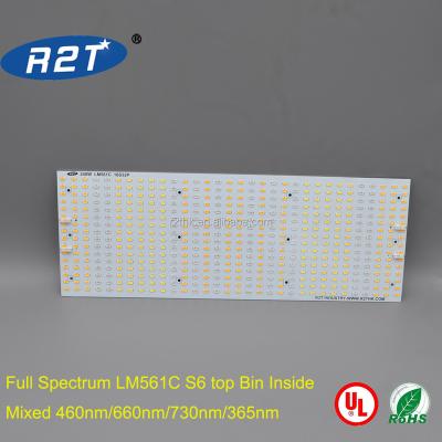 China DIY LED Panel Light 240w LED Grow Lights Samsung LM561c S6 Trash Can SMD LED PCB 730nm 365nm 660nm 460nm Combo Kit for sale