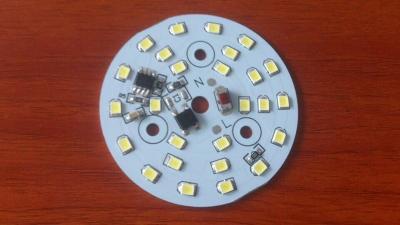 China LED Panel Light AC 220V Driver SMT 2835 Directly Led Round PCBA Assembly LED Light Bulb PCB Board Manufacturer in China for sale