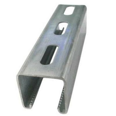 China Black Powder Coated Strut Channel Unistrut for sale