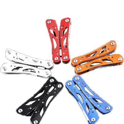 China Key Lock Multi Tool Outdoor Survival Tools Black Folding Multi Purpose Pliers for sale