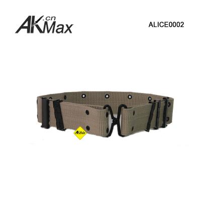 China Saudi Arabia ALICE Equipment Utility Duty Belt Military Tactical Gears Khaki Color Iron Buckle for sale